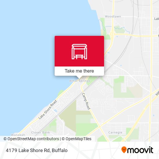 Mapa de 4179 Lake Shore Rd