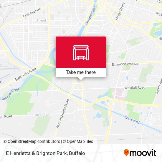 E Henrietta & Brighton Park map
