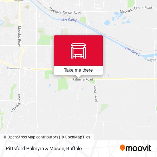 Pittsford Palmyra & Mason map