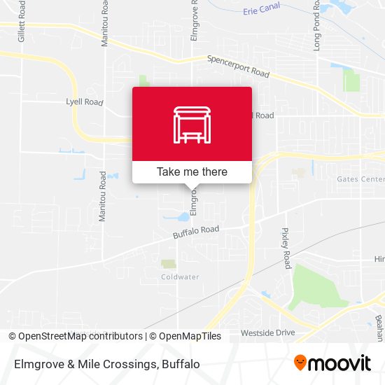 Elmgrove & Mile Crossings map