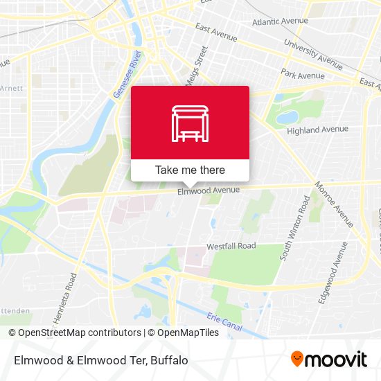 Mapa de Elmwood & Elmwood Ter