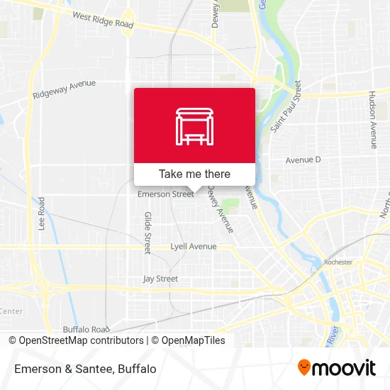 Emerson & Santee map