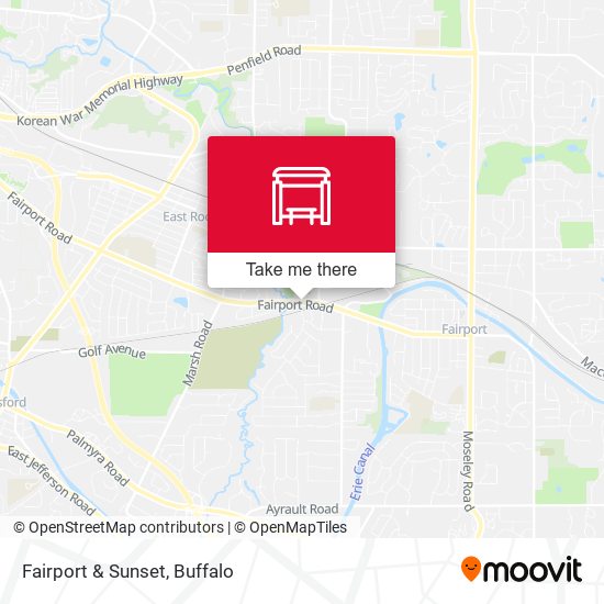 Mapa de Fairport & Sunset