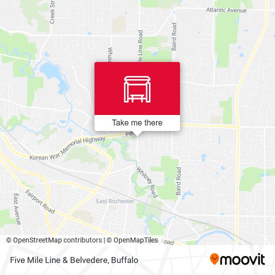 Mapa de Five Mile Line & Belvedere