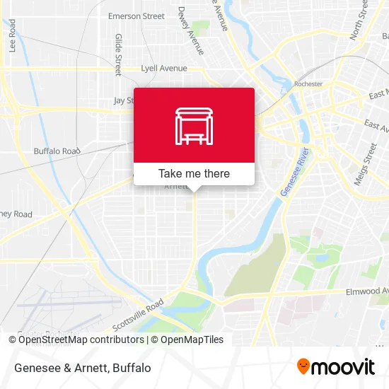 Genesee & Arnett map