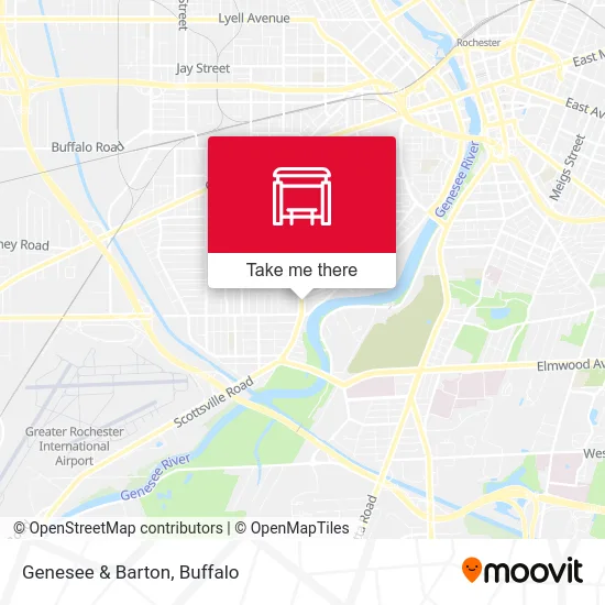 Genesee & Barton map