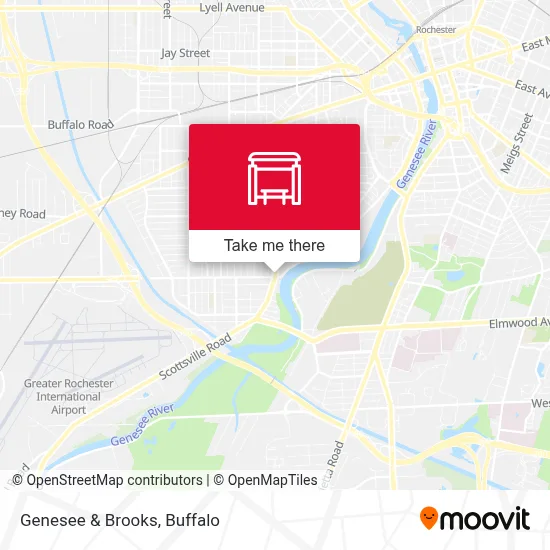 Genesee & Brooks map