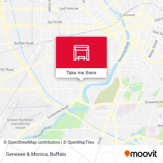 Genesee & Monica map