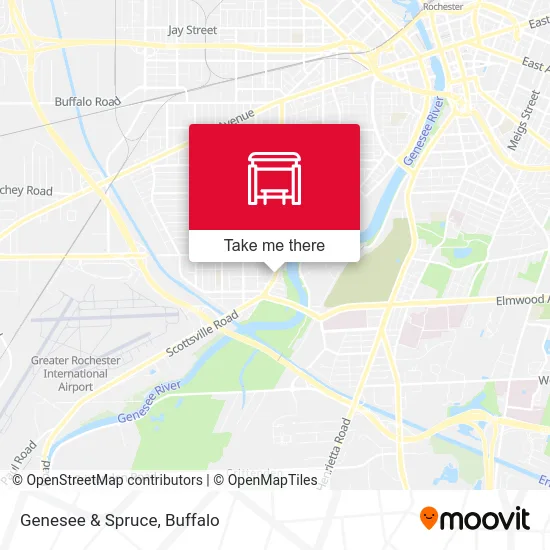 Genesee & Spruce map