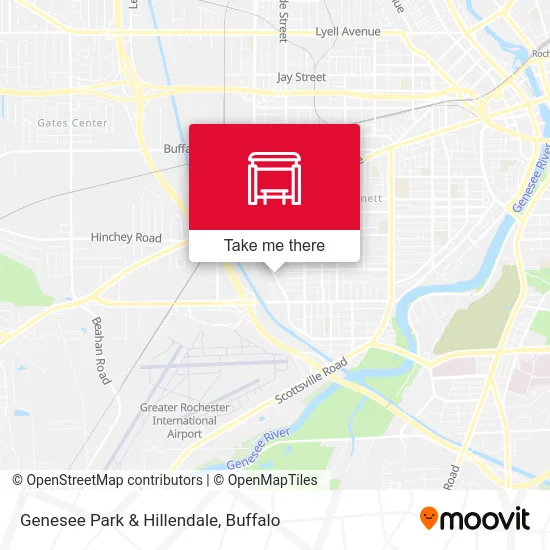 Genesee Park & Hillendale map