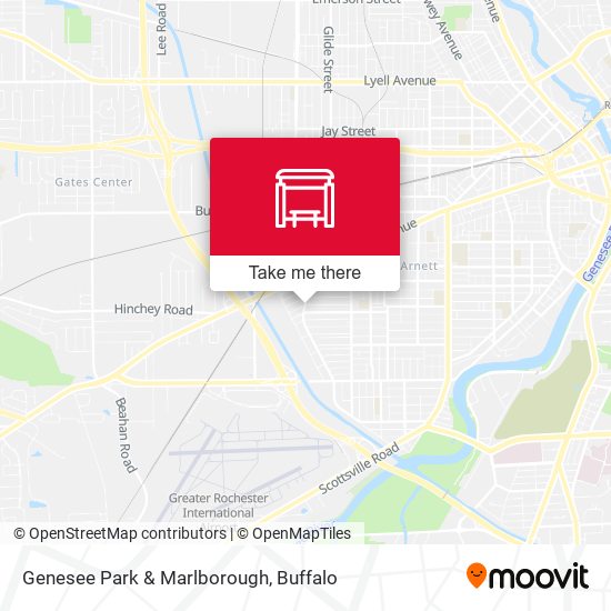 Genesee Park & Marlborough map