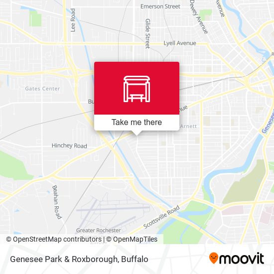 Genesee Park & Roxborough map