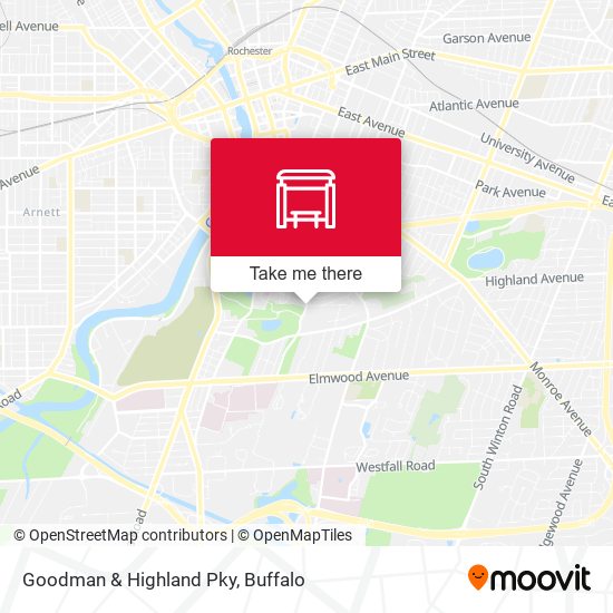Goodman & Highland Pky map