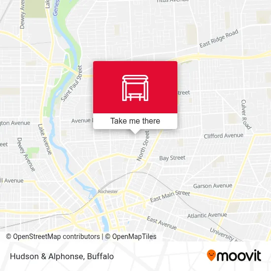 Hudson & Alphonse map