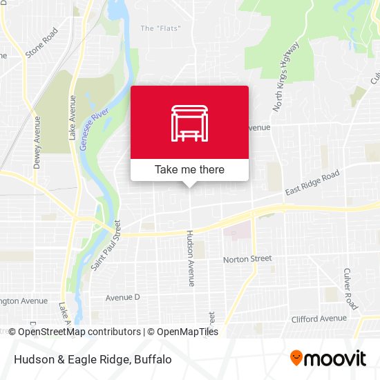 Hudson & Eagle Ridge map