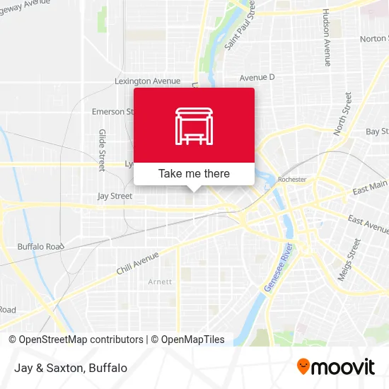 Jay & Saxton map