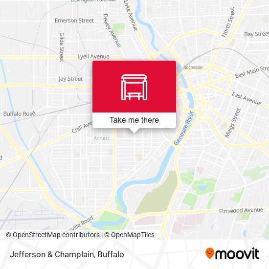 Mapa de Jefferson & Champlain