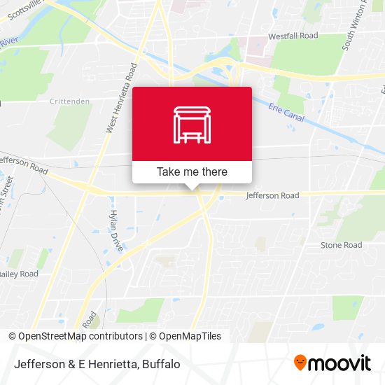 Jefferson & E Henrietta map
