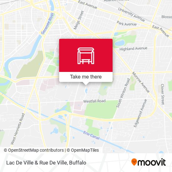 Mapa de Lac De Ville & Rue De Ville