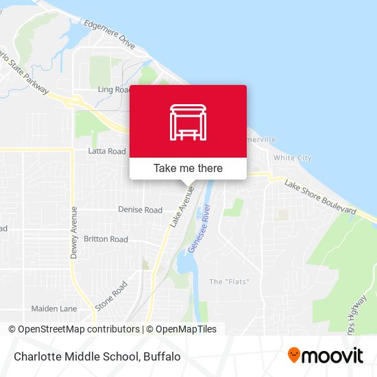 Mapa de Charlotte Middle School