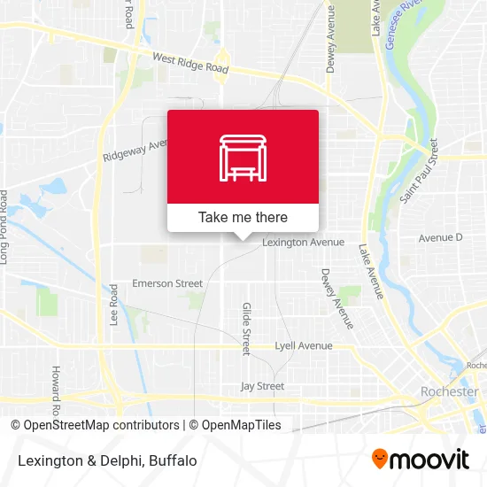 Lexington & Delphi map