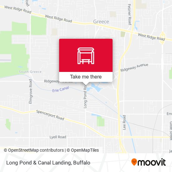 Long Pond & Canal Landing map
