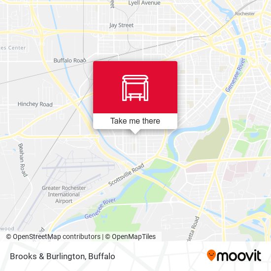 Mapa de Brooks & Burlington