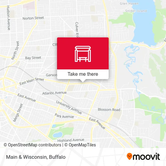 Main & Wisconsin map