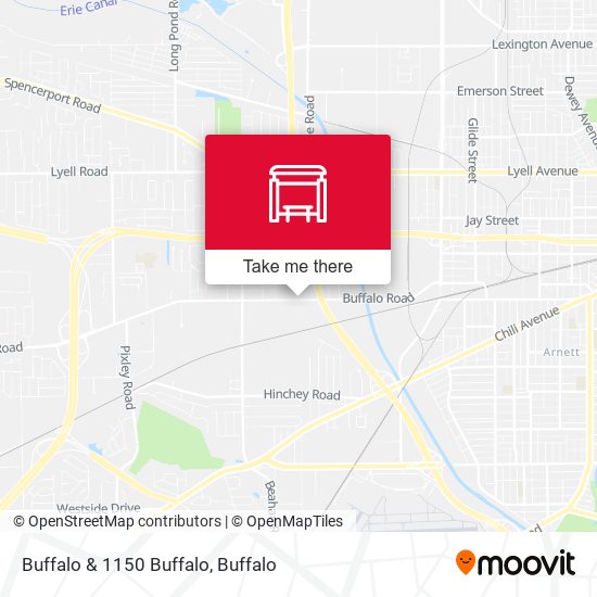 Buffalo & 1150 Buffalo map