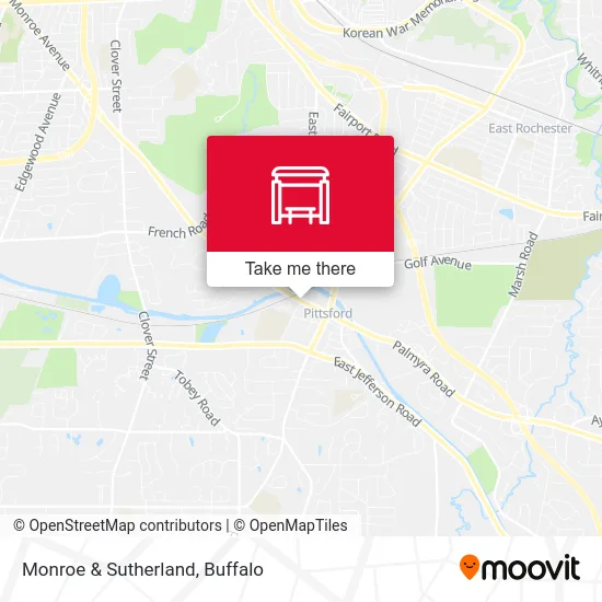 Monroe & Sutherland map