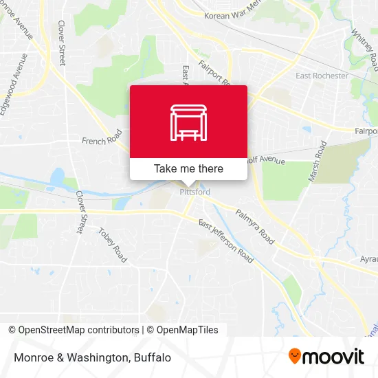 Monroe & Washington map