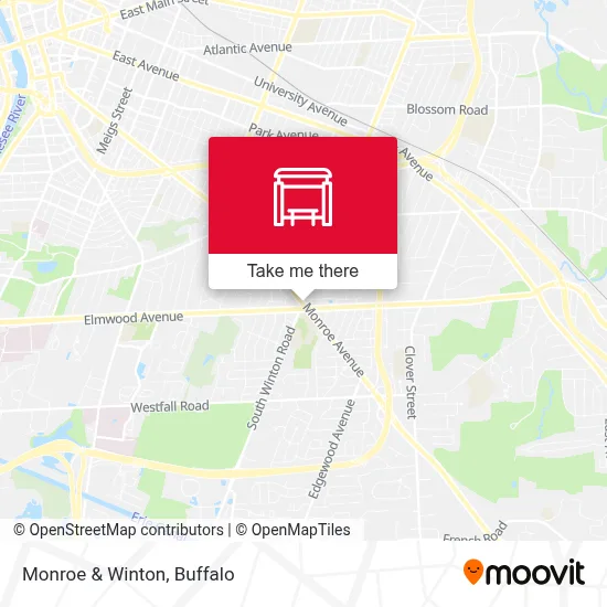 Monroe & Winton map