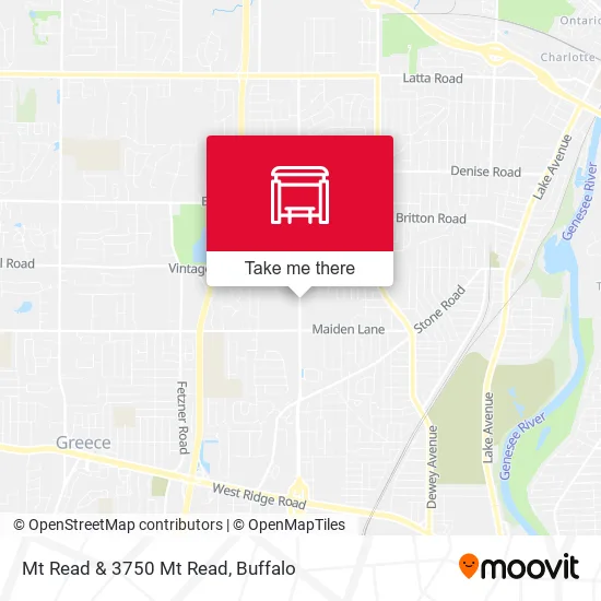 Mt Read & 3750 Mt Read map