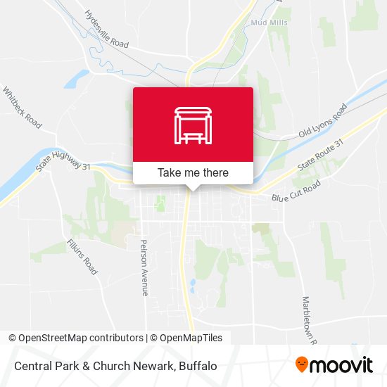 Mapa de Central Park & Church Newark