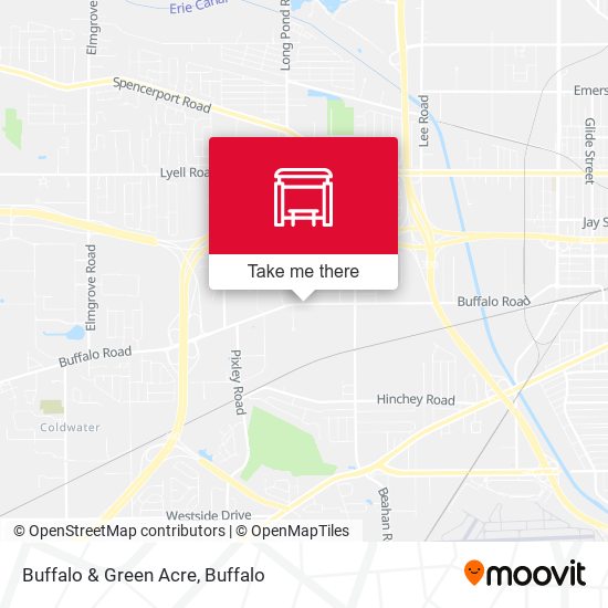 Buffalo & Green Acre map