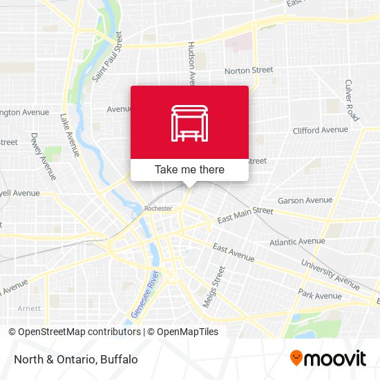 Mapa de North & Ontario