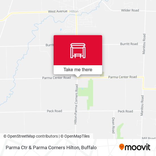 Parma Ctr & Parma Corners Hilton map