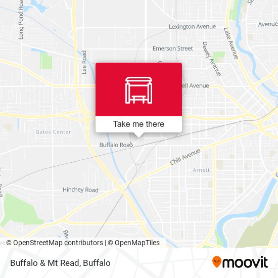Buffalo & Mt Read map