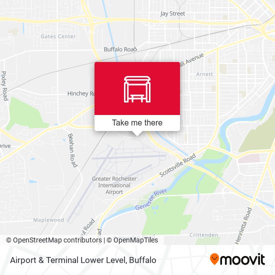 Airport & Terminal Lower Level map