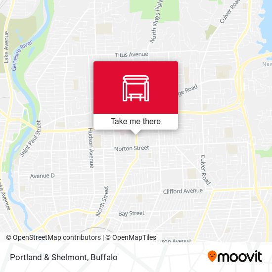 Mapa de Portland & Shelmont