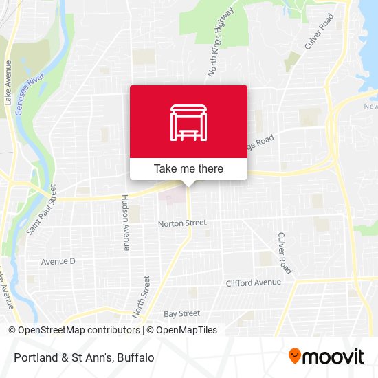 Mapa de Portland & St Ann's