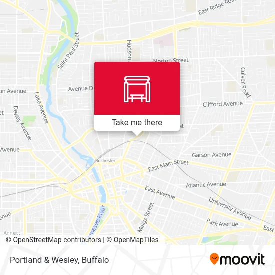 Portland & Wesley map