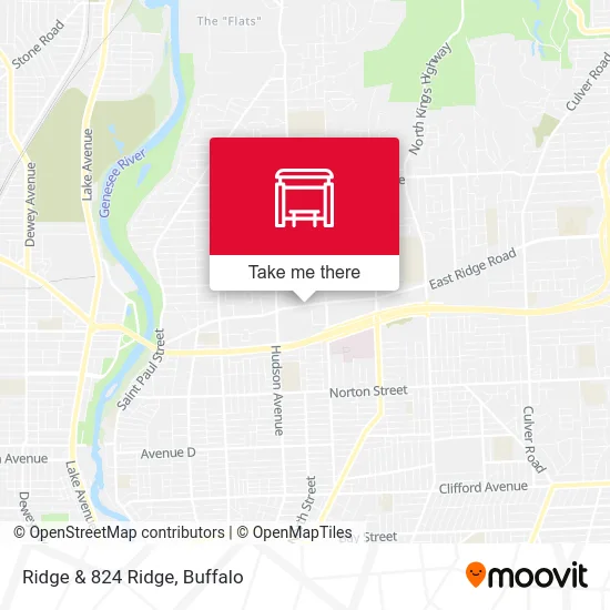 Ridge & 824 Ridge map