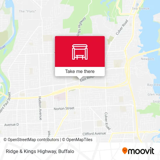 Ridge & Kings Highway map