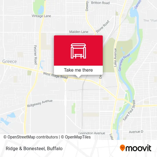 Ridge & Bonesteel map