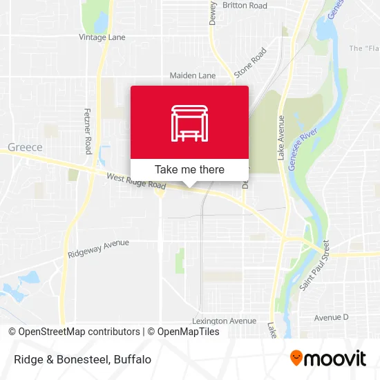 Ridge & Bonesteel map