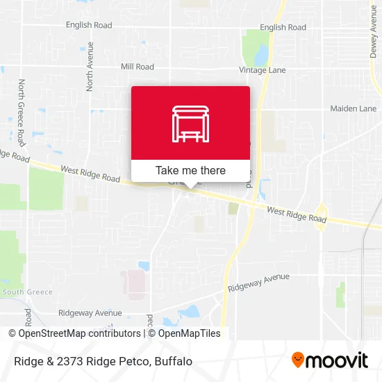 Ridge & 2373 Ridge Petco map