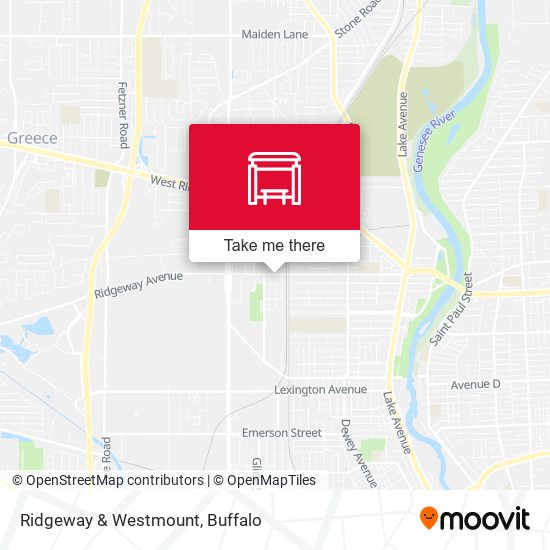 Ridgeway & Westmount map