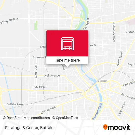 Saratoga & Costar map