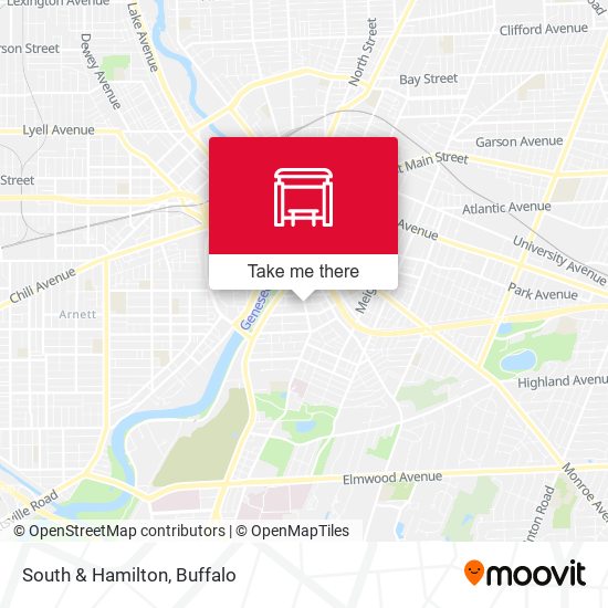 Mapa de South & Hamilton